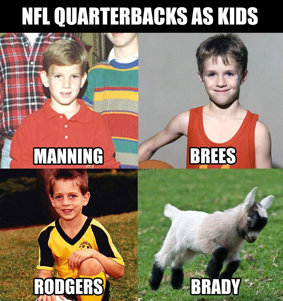 kid goat - Nfl Quarterbacks As Kids Manning Brees Rodgers Brady,