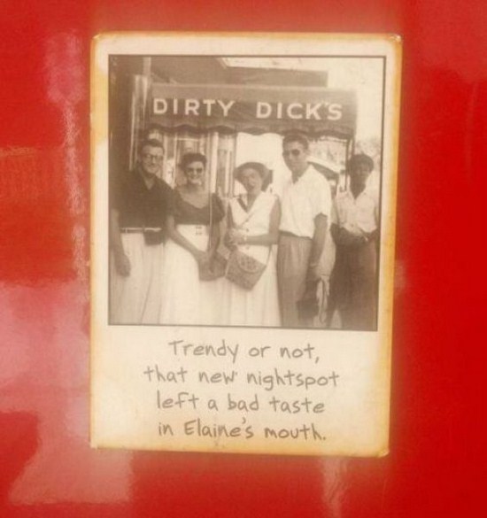 picture frame - Dirty Dick'S Trendy or not, that new nightspot left a bad taste in Elaine's mouth