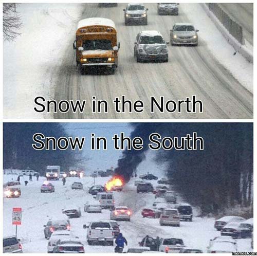 18 Most Funny AF Memes About the Snow!