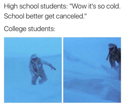 18 Most Funny AF Memes About the Snow!