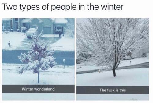 18 Most Funny AF Memes About the Snow!