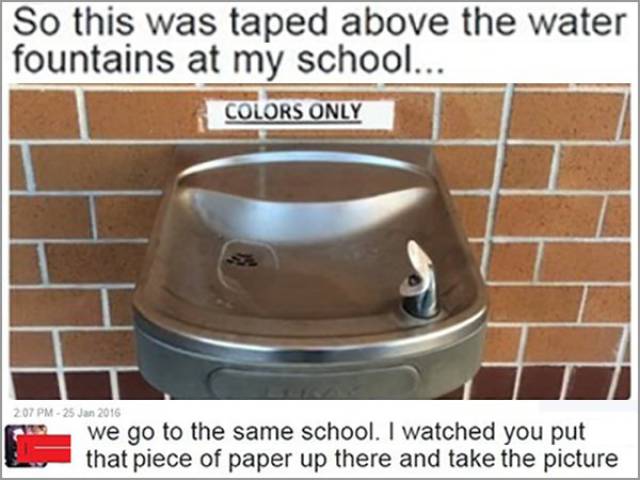 cookware and bakeware - So this was taped above the water fountains at my school... Colors Only 207 Pm we go to the same school. I watched you put that piece of paper up there and take the picture