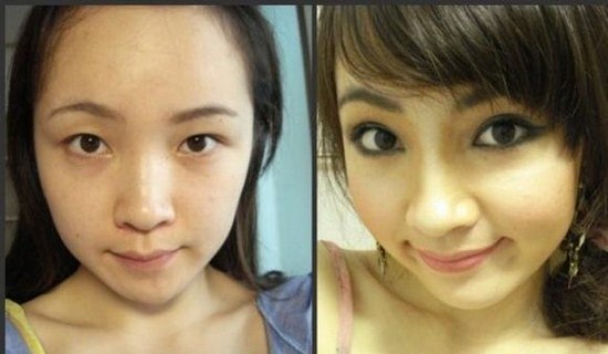 japanese makeup before and after