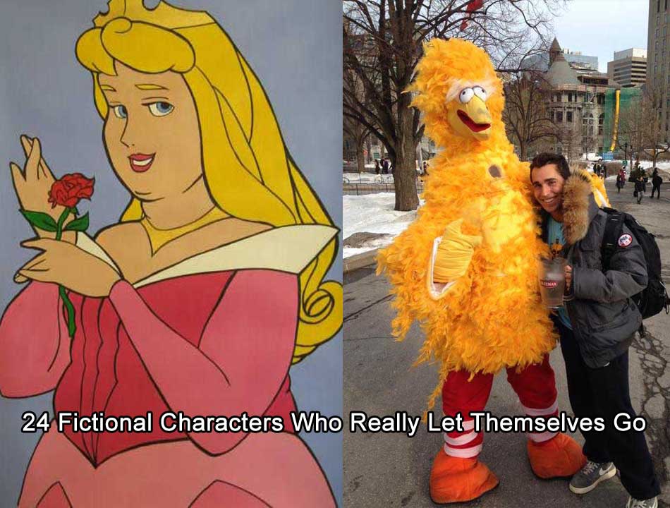 24 Fictional Characters Who Really Let Themselves Go