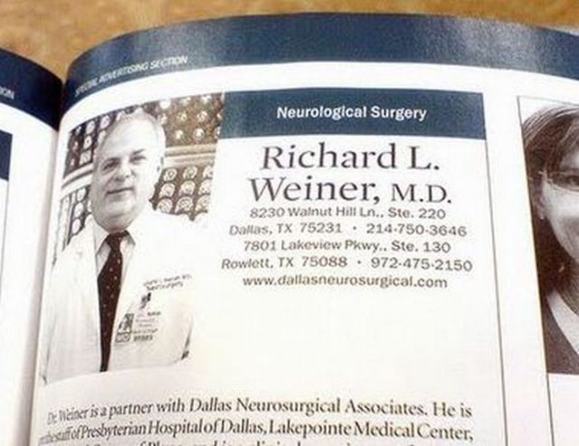 Name - Neurological Surgery 28 Richard L. Weiner, M.D. 8230 Walnut Hill Ln.. Ste. 220 Dallas, Tx 75231. 214.7503646 7801 Lakeview Pkwy.. Ste. 130 Rowlett. Tx 75088 . 9724752150 is a partner with Dallas Neurosurgical Associates. He is Fof Presbyterian Hosp