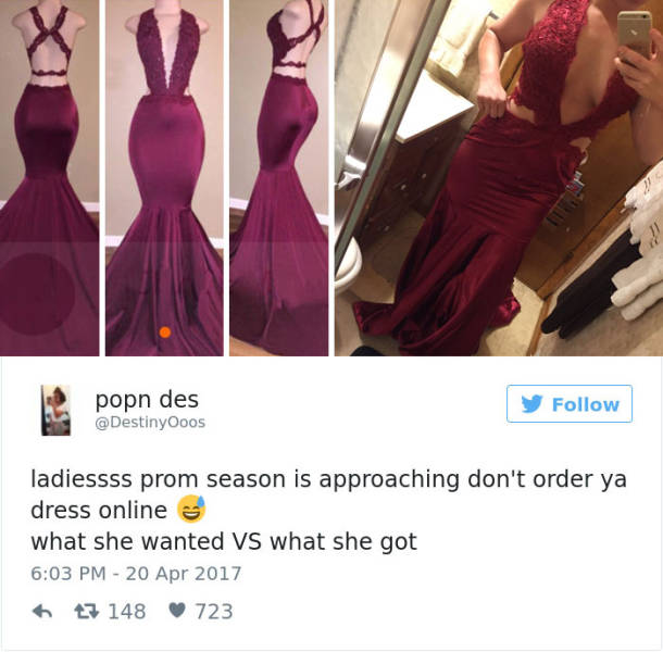 Why You Never Should Order Your Prom Dress Online