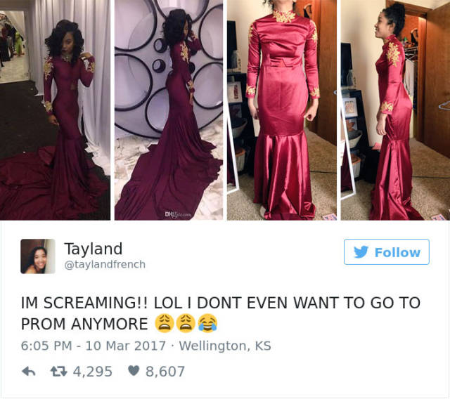 Why You Never Should Order Your Prom Dress Online