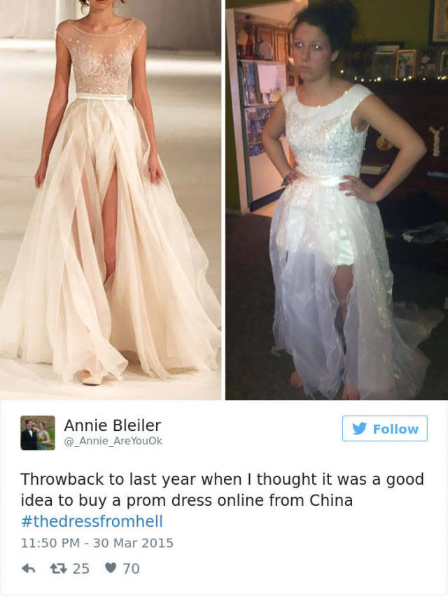 Why You Never Should Order Your Prom Dress Online