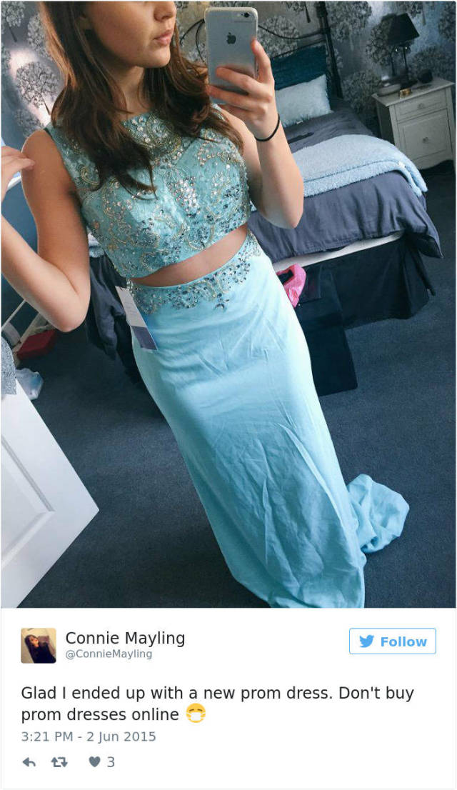 Why You Never Should Order Your Prom Dress Online