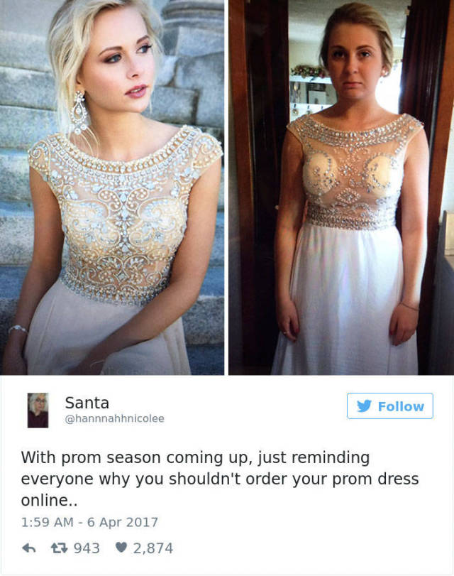 Why You Never Should Order Your Prom Dress Online