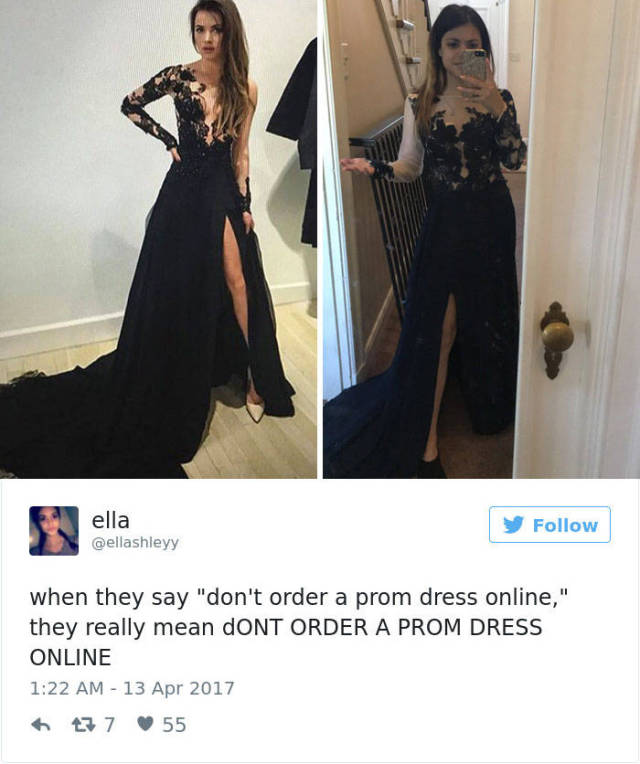 Why You Never Should Order Your Prom Dress Online