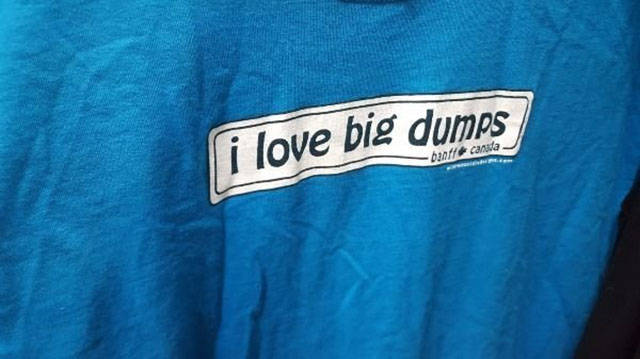 t shirt - i love big dumps cara 2011
