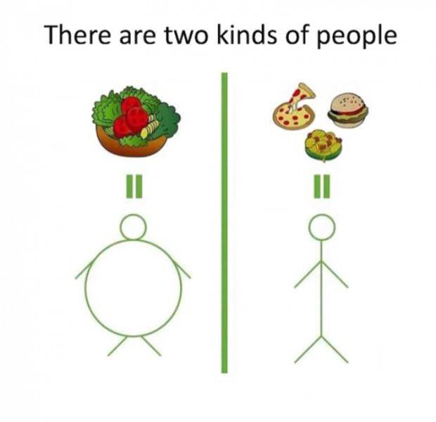cool pic there is two types of people - There are two kinds of people