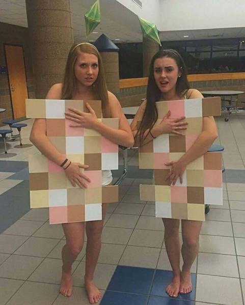 cool pic naked halloween costume