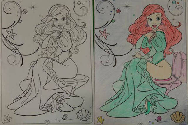 funny kids coloring book - G