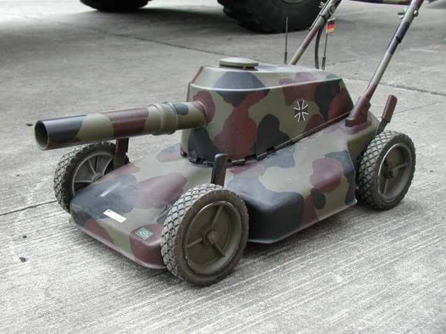 lawn mower tank