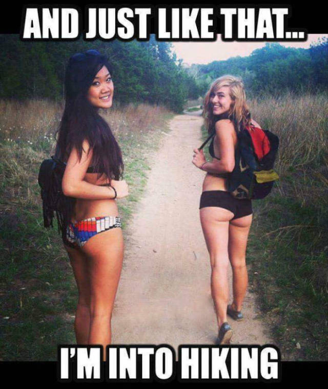 just like that im into meme - And Just That... I'M Into Hiking