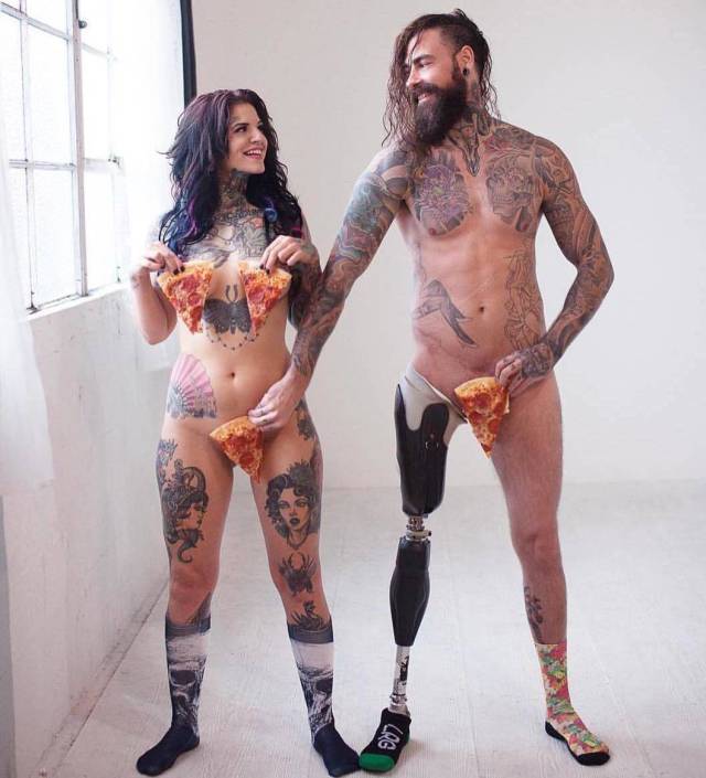 pizza nudity