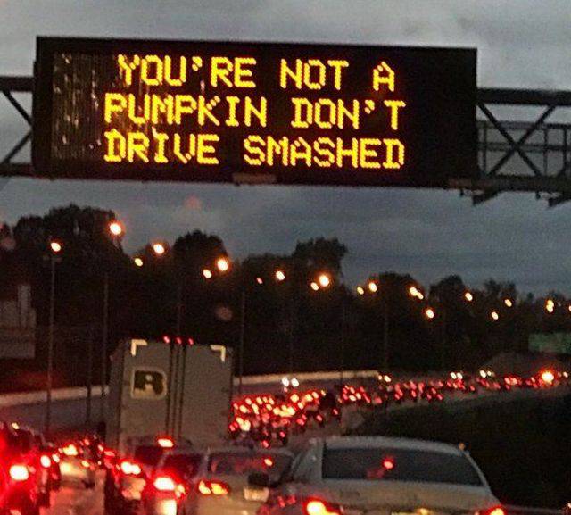 lane - You'Re Not A Pumpkin Don'T Drive Smashed
