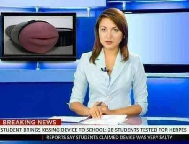 student brings kissing device to school - Breaking News Student Brings Kissing Device To School 28 Students Tested For Herpes Reports Say Students Claimed Device Was Very Salty