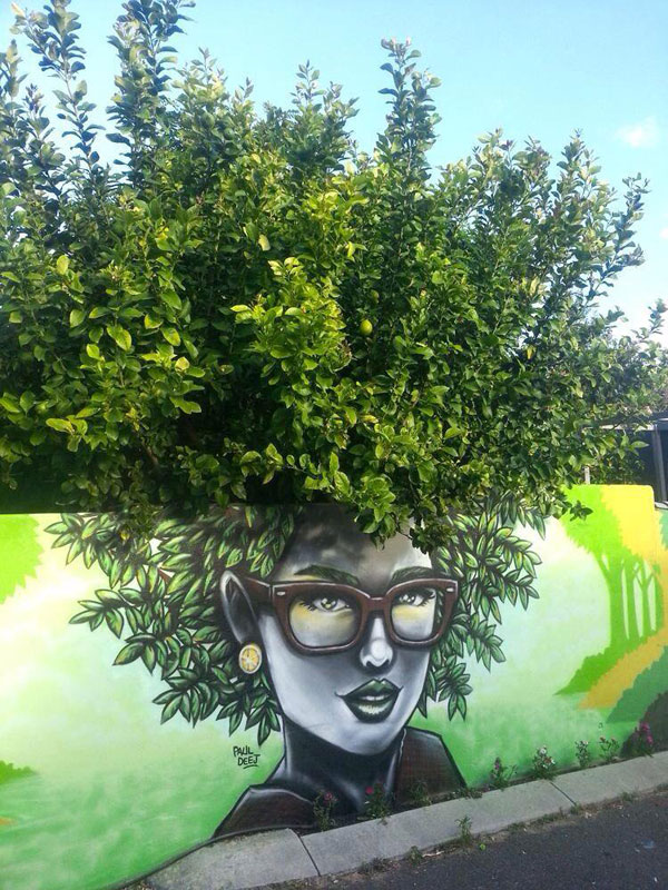 natural street art