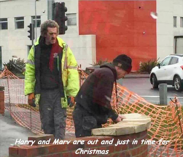 harry and marv out on bail - Harry and Marv are out and just in time for Christmas