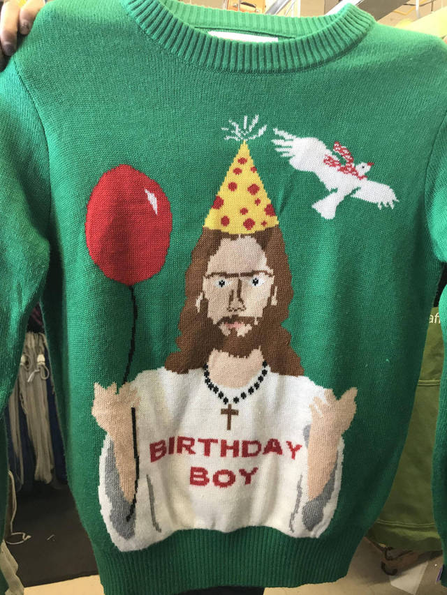 sweater - la el Birthday Boy