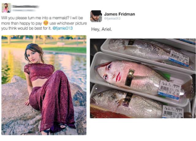 james fridman mermaid - James Fridman jame013 Will you please tum me into a mermaid? I will be more than happy to pay use whichever picture you think would be best for it. Hey, Ariel.