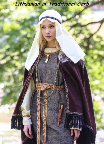 medieval lithuanian clothes - Lithuanian in Traditional Garb 39753123 Sepertiegriertele
