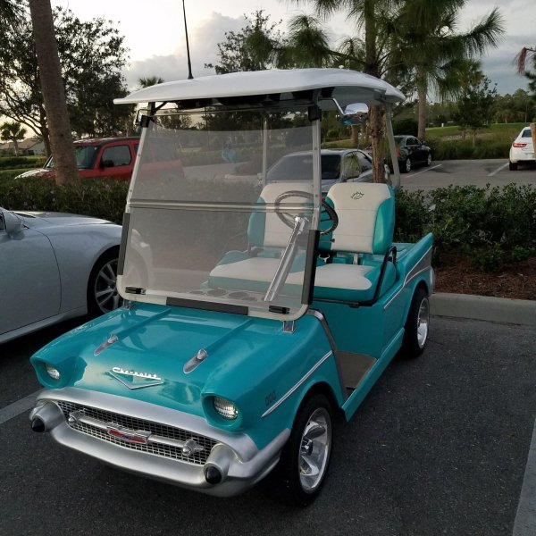 random pic golf cart - Cal