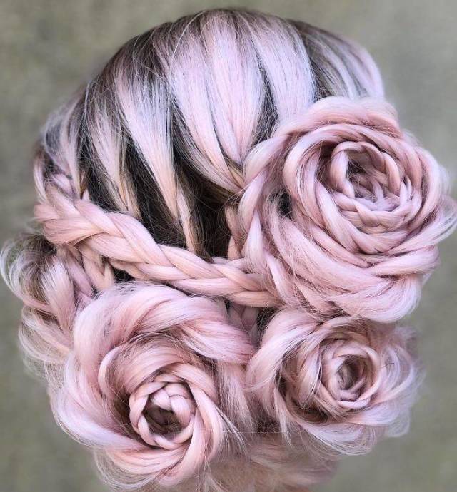 cool rose braids