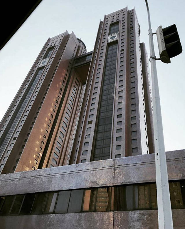 Pyongyang's Koryo Hotel taken by Instagram user @earthnutshell