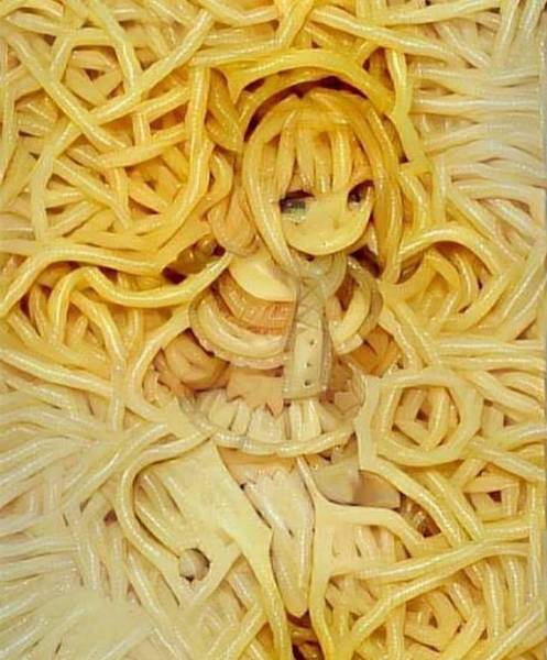 spaghetti art