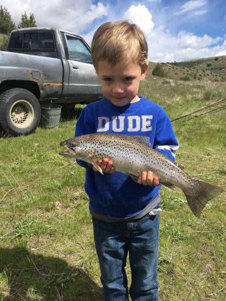 “My son caught his first fish all by himself. Told me it was for Father’s Day. So proud.