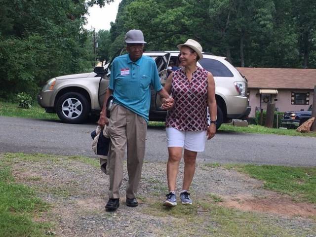 96-year-old Charlotte native wasn’t allowed to vote until he was 44 years old when the Voting Rights Act passed. This year, he voted for his daughter Vi Lyles, who became the first black woman elected to the office of mayor of Charlotte.