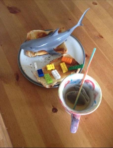 “The kids made me breakfast for Father’s Day.”