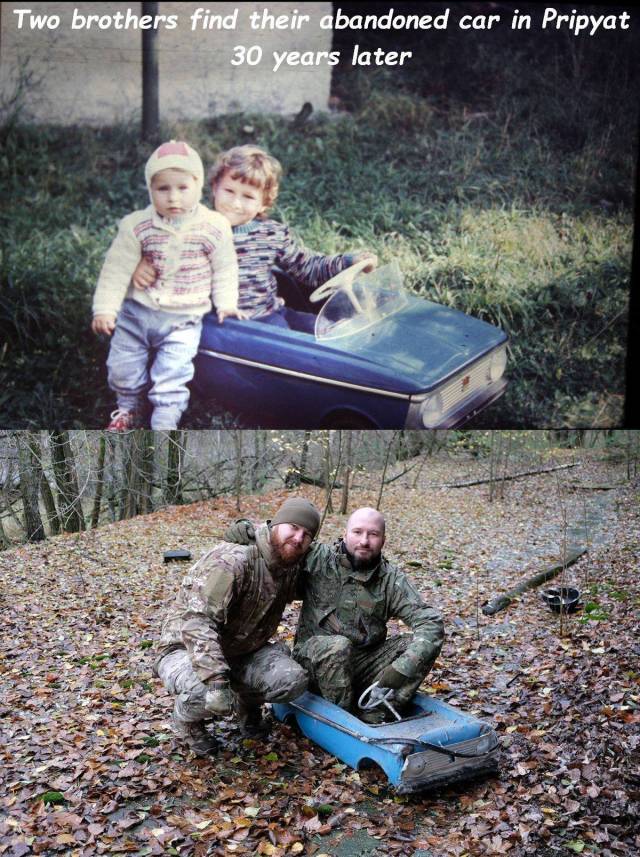 chernobyl toy car - Two brothers find their abandoned car in Pripyat 30 years later