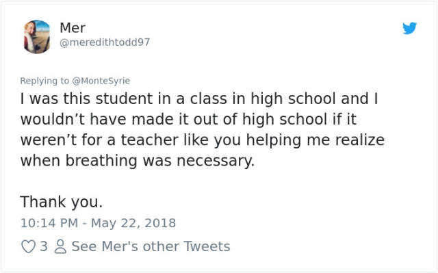 This Teacher’s Reaction To A Student Falling Asleep In His Class Has Received Lots Of Positive Feedback From The Internet (18