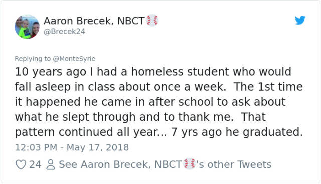 This Teacher’s Reaction To A Student Falling Asleep In His Class Has Received Lots Of Positive Feedback From The Internet (18