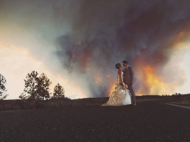 wedding wedding photos wildfire