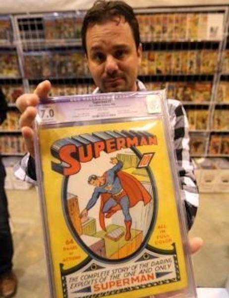 Not one, but two rare Superman comic books-Contractor David Gonzales was renovating a home, dating back to 1938, and found that the owner was using comic books as insulation. Originally, he found the very first issue of Superman, and sold it for $175,000. Later, he found #4 in the same house, which he sold for $5,000.

Now we’re wondering two things; did he find #2 and #3, and what’s the address of this neighbourhood?