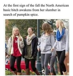 memes - basic bitch uggs - At the first sign of the fall the North American basic bitch awakens from her slumber in search of pumpkin spice.
