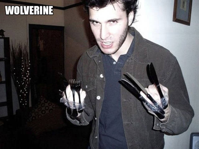 halloween costume fail - Wolverine