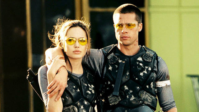 Brad Pitt And Angelina Jolie-Brad and Angelina said they fell in love while filming 'Mr. and Mrs. Smith'. The couple separated in 2016.