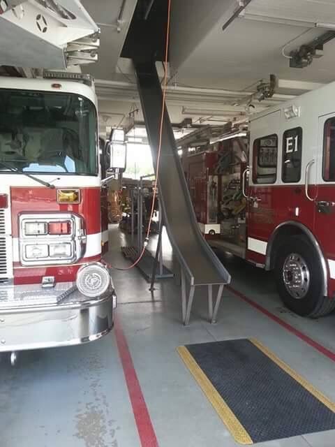 cool pic firehouse slide