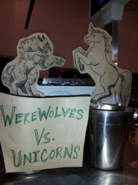 bottle - Werewolves Vs. Unicorns