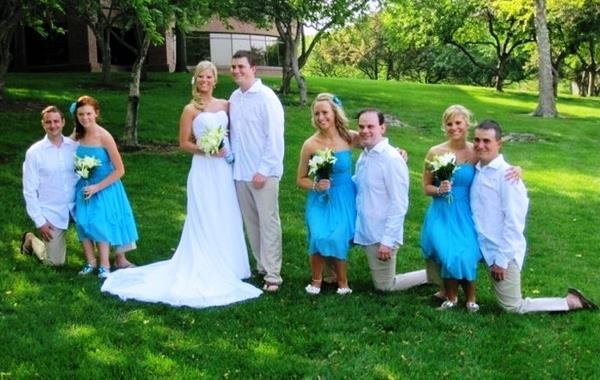 optical illusion midgets wedding