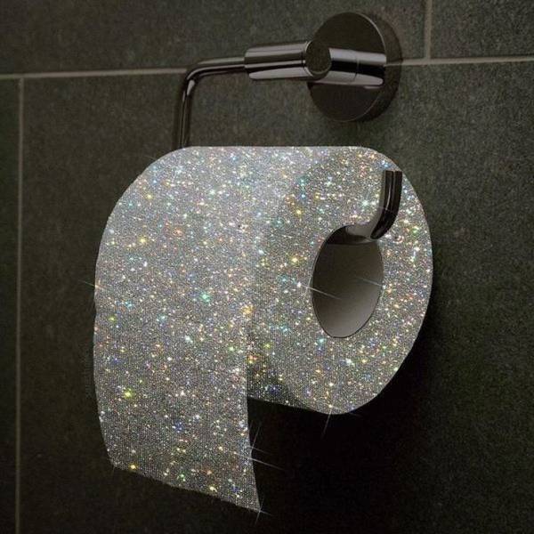 glitter toilet paper