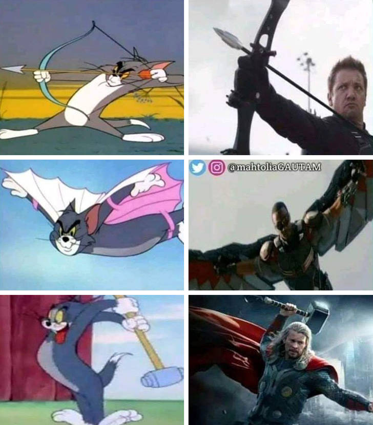 “Marvel,stop copying our Tom.”
