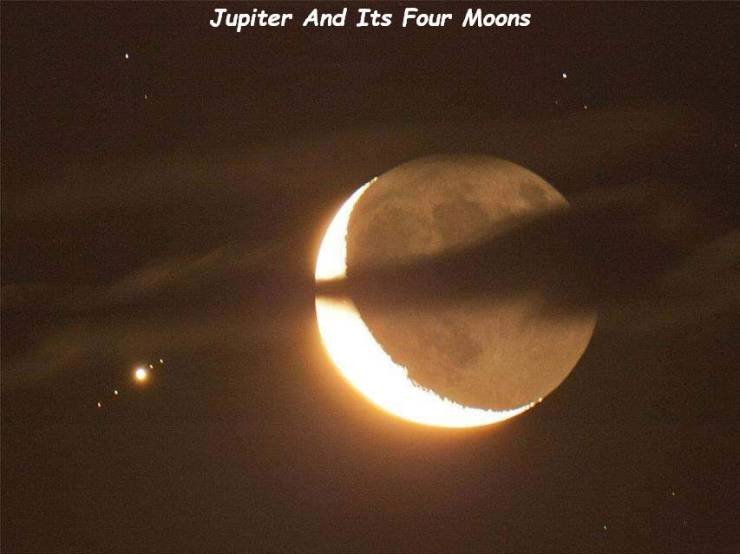 moon and jupiter - Jupiter And Its Four Moons